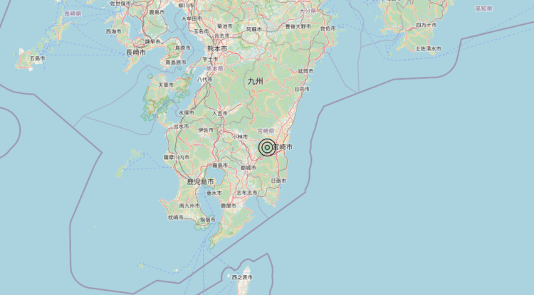 Terremoto Kyushu, Japan [Land: Japan] – Magnitudo 5.6