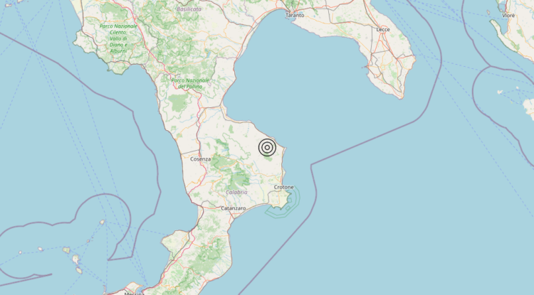 Terremoto 4 km E Umbriatico (KR) – Magnitudo 3.3
