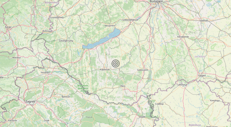 Terremoto Hungary – Magnitudo 4.2