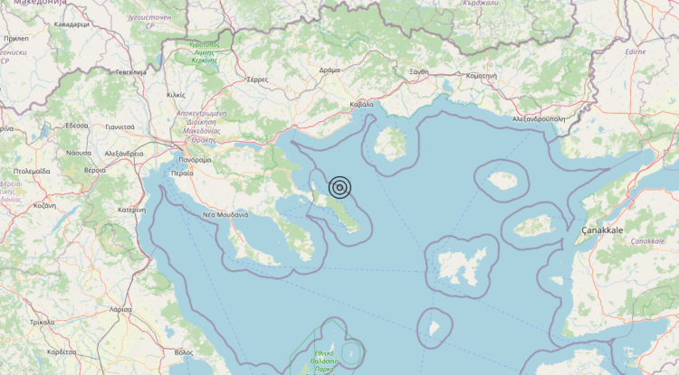 Terremoto Greece [Sea] – Magnitudo 4.5