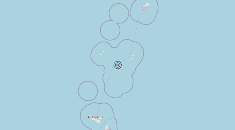 Terremoto Tonga Islands [Sea: Tonga] – Magnitudo 6.8