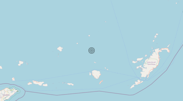Terremoto Indonesia [Sea] – Magnitudo 5.8