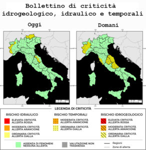 Bollettino di allerta meteo del 01/09/2024