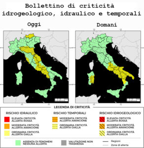 Bollettino di allerta meteo del 02/09/2024