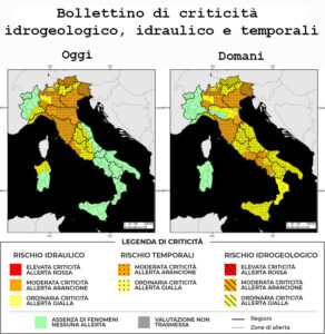 Bollettino di allerta meteo del 08/09/2024