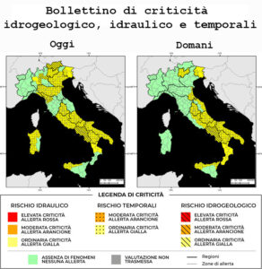 Bollettino di allerta meteo del 12/09/2024