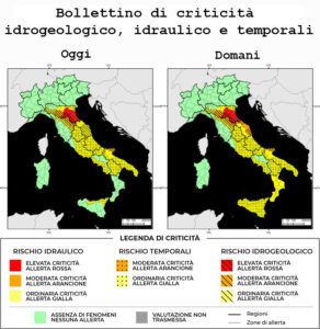 Bollettino di allerta meteo del 18/09/2024