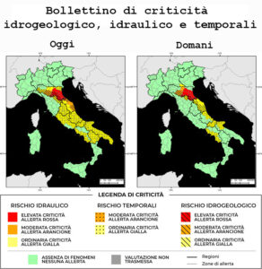 Bollettino di allerta meteo del 19/09/2024