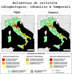 Bollettino di allerta meteo del 20/09/2024