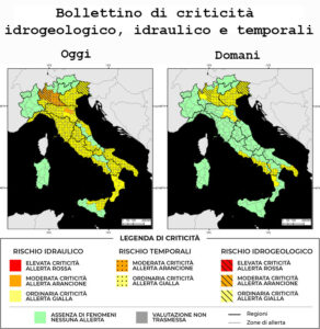 Bollettino di allerta meteo del 23/09/2024