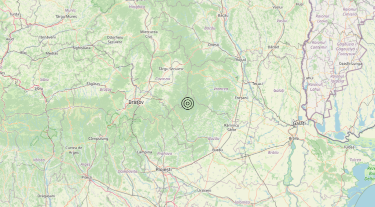 Terremoto Romania – Magnitudo 5.4