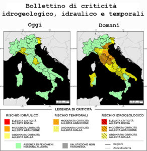 Bollettino di allerta meteo del 02/10/2024