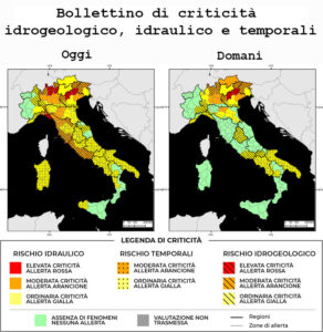 Bollettino di allerta meteo del 08/10/2024