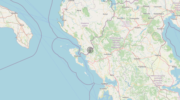 Terremoto Confine Grecia-Albania (GRECIA, ALBANIA) – Magnitudo 4.1