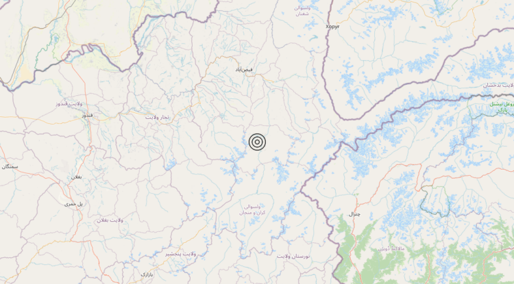 Terremoto Afghanistan [Land] – Magnitudo 6.0