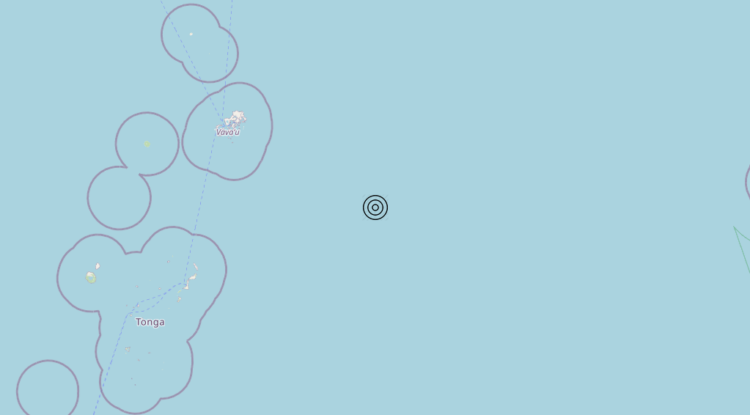 Terremoto Tonga Islands region [Sea: Tonga] – Magnitudo 6.0