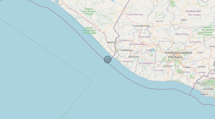Terremoto Guatemala [Sea] – Magnitudo 6.1