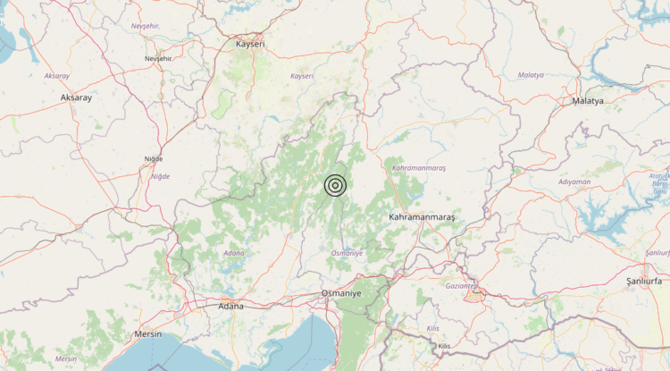 Terremoto Turkey – Magnitudo 4.7