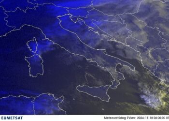 METEO AM, previsioni del tempo in Italia per il giorno 18/11/2024