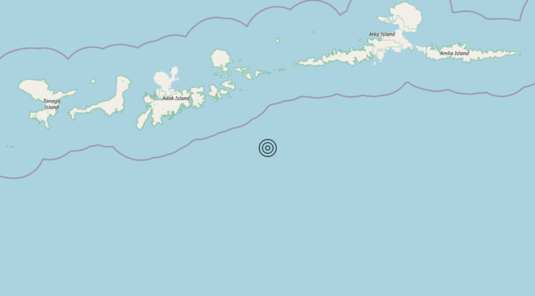 Terremoto Andreanof Islands, Aleutian Islands, United States [Sea: United States] – Magnitudo 6.0