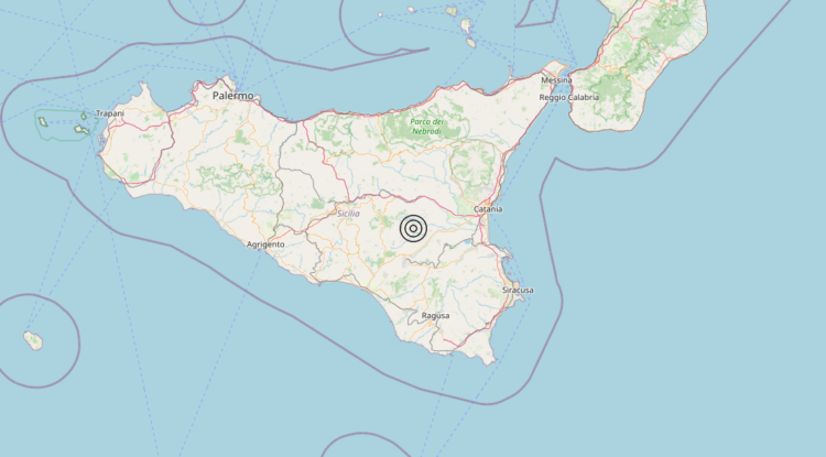 Terremoto 11 km SW Ramacca (CT) – Magnitudo 3.1