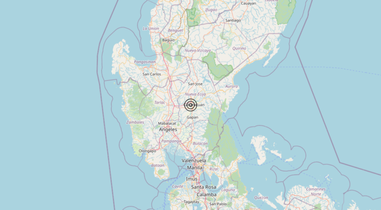 Terremoto Philippines [Land] – Magnitudo 5.8