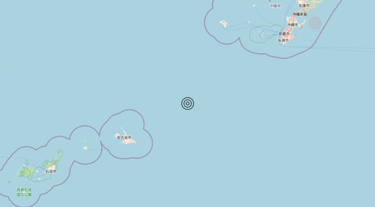 Terremoto Ryukyu Islands, Japan [Sea: Japan] – Magnitudo 5.7
