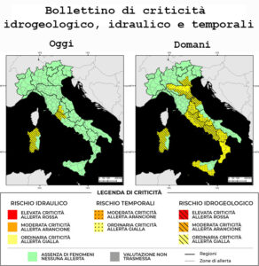 Bollettino di allerta meteo del 07/12/2024