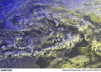 Previsioni del tempo in Italia per OGGI (09/12/2024)