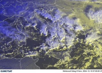 Previsioni del tempo in Italia per OGGI (10/12/2024)