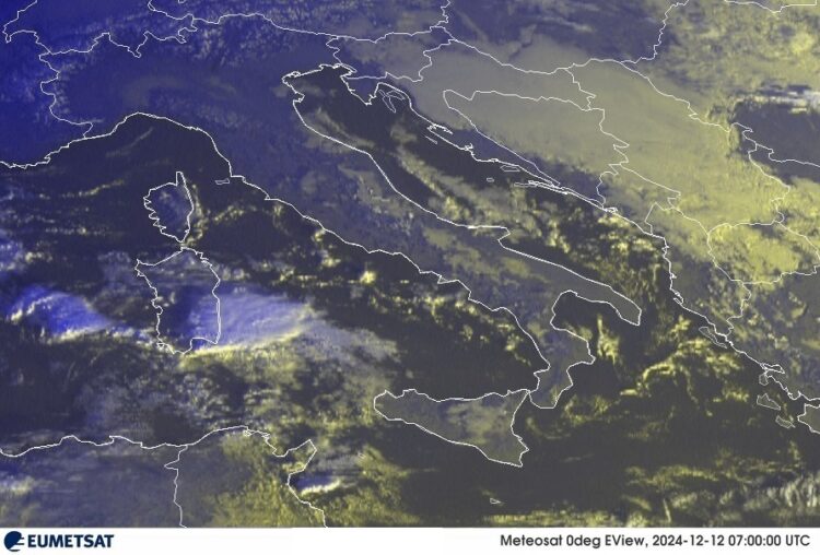 Previsioni del tempo in Italia per OGGI (12/12/2024)