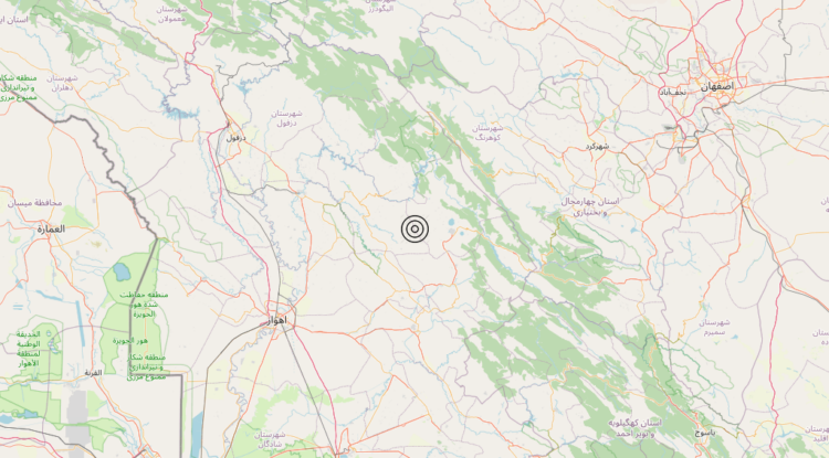 Terremoto Western Iran [Land: Iran] – Magnitudo 5.6
