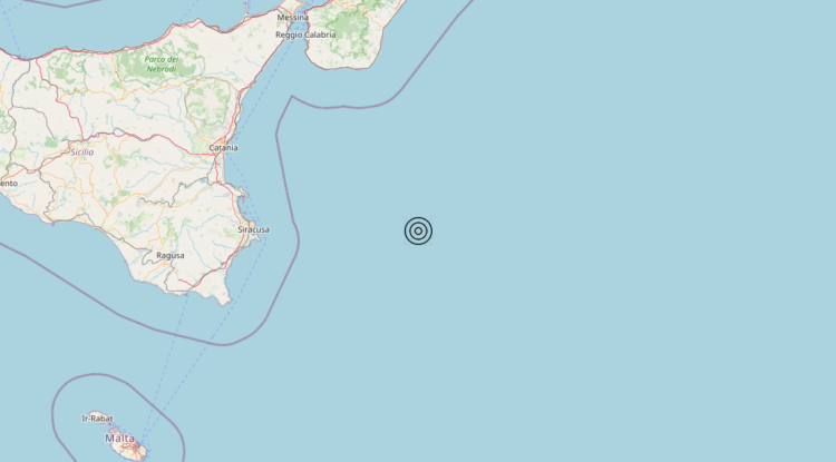 Terremoto Mar Ionio Meridionale (MARE) – Magnitudo 3.1