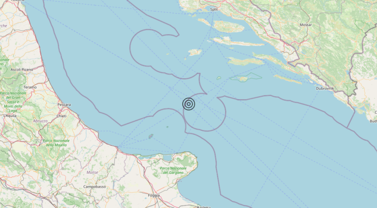 Terremoto Adriatico Centrale (MARE) – Magnitudo 3.0