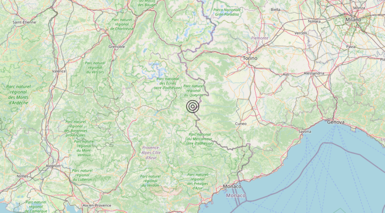 Terremoto Confine Italia-Francia (FRANCIA) – Magnitudo 4.0