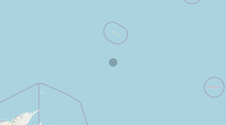 Terremoto Wallis and Futuna [Sea] – Magnitudo 5.8