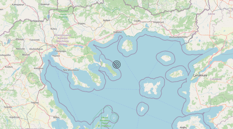 Terremoto Greece [Sea] – Magnitudo 4.5