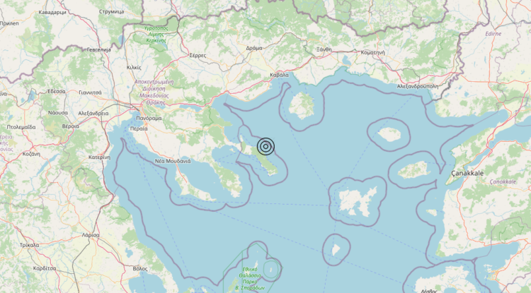 Terremoto Greece [Sea] – Magnitudo 4.6
