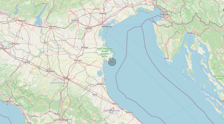 Terremoto Costa Ferrarese (Ferrara) – Magnitudo 3.0