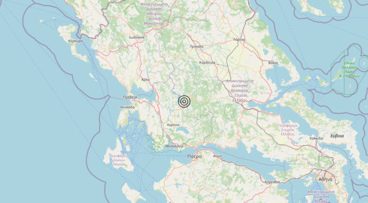 Terremoto Greece – Magnitudo 5.0
