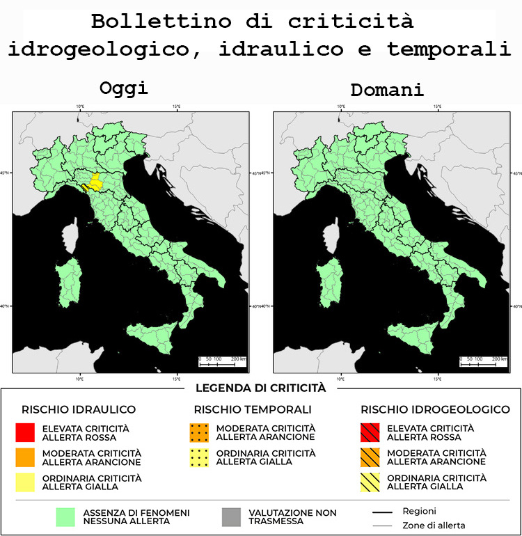 Bollettino di allerta meteo del 09/01/2025 Bollettino di allerta meteo del 09/01/2025