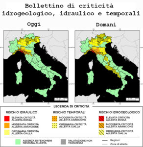 Bollettino di allerta meteo del 27/01/2025
