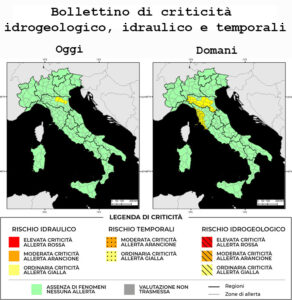 Bollettino di allerta meteo del 30/01/2025