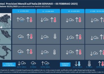 Meteo Am: gennaio 2025. Previsioni