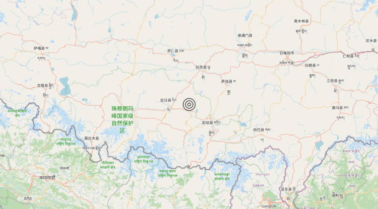 Terremoto China [Land] – Magnitudo 7.0