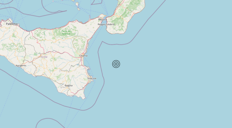 Terremoto Mar Ionio Meridionale (MARE) – Magnitudo 3.0