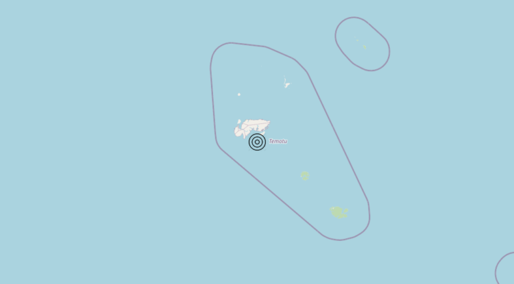 Terremoto Solomon Is. [Sea] – Magnitudo 6.0