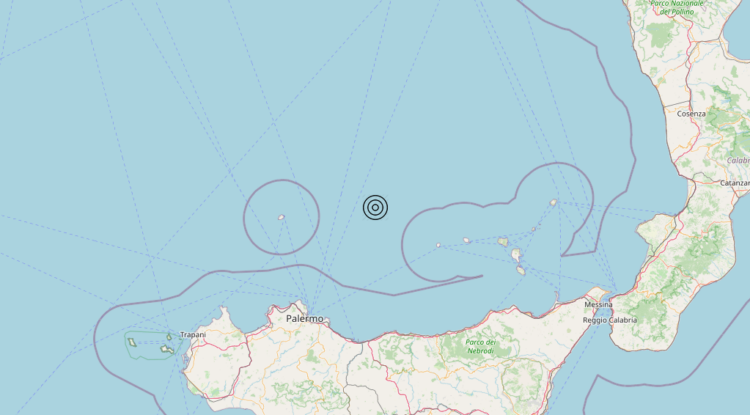 Terremoto Tirreno Meridionale (MARE) – Magnitudo 3.0