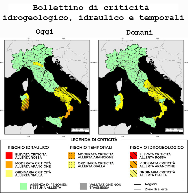Bollettino di allerta meteo del 02/02/2025 Bollettino di allerta meteo del 02/02/2025
