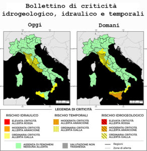 Bollettino di allerta meteo del 08/02/2025